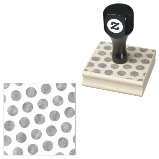 Moderne Big Polka Dots Scrapbooking Rubberstempel (Gestempeld)