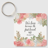 Moderne Bijbel 1 John 4:19 Sleutelhanger (Voorkant)