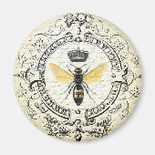 Moderne bijenkoningin magneet (Voorkant)