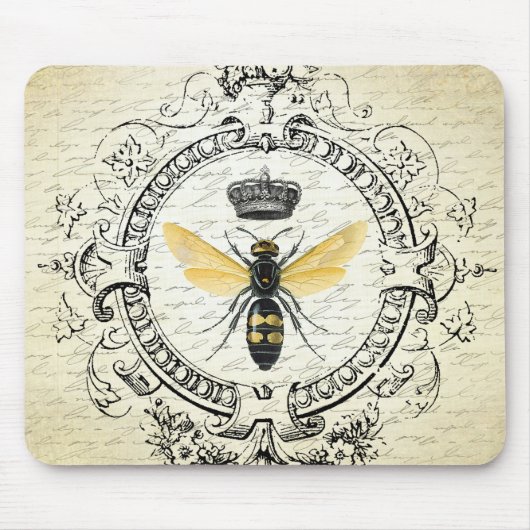 Moderne bijenkoningin muismat (Voorkant)