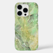 Moderne Billowy Green Agate Style coque iphone (Verso)