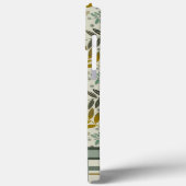 Moderne blaadjes geruite patrooninspiratie Case-Mate iPhone case (Achterkant / Links)