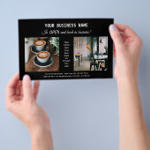 Moderne Black Business réouverture du prospectus p (Poignée)