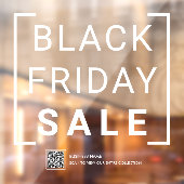Moderne Black Friday Sale Winkel Korting Sale Prom Raamsticker (Vel 2)