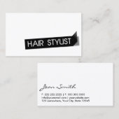 Moderne Black Label Hair Stylist (Voorkant / Achterkant)