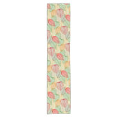 Moderne bladeren korte tafelloper (Voorkant)