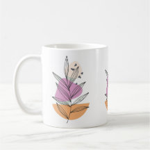 Moderne bladgrafiek met witte achtergrond