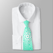 MODERNE BLANC VERT CRAVATE (Attaché)