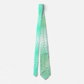 MODERNE BLANC VERT CRAVATE (Dos)