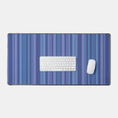 Moderne Blau Paarse Streep Bureaumat (Keyboard & Muis)