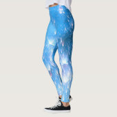 Moderne blauw Athletic Workout-Leggings Leggings (Links)
