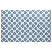 Moderne Blauw-Wit Grote Polka Dots Stof (Fat Quarter)
