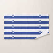 Moderne blauw-witte Davidster Joods Bad Handdoek (Handdoek)