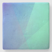 Moderne Blauwe Aqua & Turquoise Geometrische Gradi