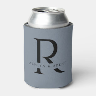 Moderne Blauwe Bruiloft Koelbox/Coozie Blikjeskoeler
