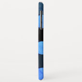 Moderne Blauwe Cirkels & Monogram Case-Mate iPhone Case (Achterkant/links)