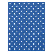 Moderne blauwe en witte sterren grafisch patroon l tafelkleed (Voorkant)