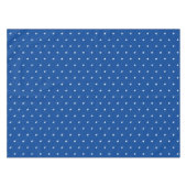 Moderne blauwe en witte sterren patroon leuk leuke tafelkleed (Voorkant (Horizontaal))