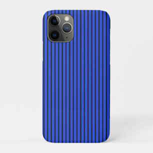 Moderne Blauwe Gestreepte Eenvoudige Chic Ontwerp iPhone 11 Pro Hoesje