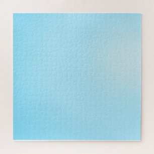 Moderne blauwe gradiënt Waterverf Regelboog Legpuzzel