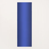 Moderne blauwe gradiënt Waterverf sterrenstelsel Yogamat (Achterkant)