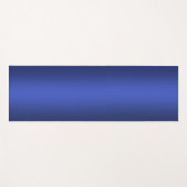 Moderne blauwe gradiënt Waterverf sterrenstelsel Yogamat (Voorkant (horizontaal))