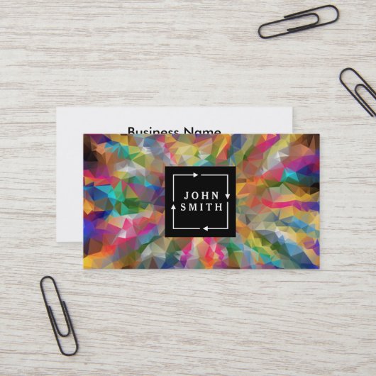 Moderne Blauwe Graffiti Cool Abstracte Kunst Visitekaartje (Voorkant / Achterkant in situ)