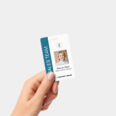 Moderne blauwe ID-badge Badge (Handheld)