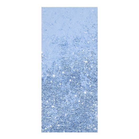 Moderne blauwe Kaart voor rackrack met prijslijst  (Achterkant)