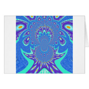 Moderne blauwe kunst