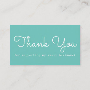 Moderne Blauwgroen dank Visitekaartje