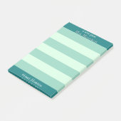 Moderne Blauwgroen Kantoor leraar mam-student Post-it® Notes (Schuin)