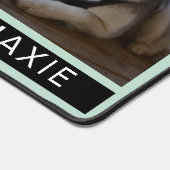 Moderne Bleu Meilleur Chien Maman Ever 3 Photo Col (Coin)