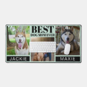 Moderne Bleu Meilleur Chien Maman Ever 3 Photo Col (Clavier et souris)