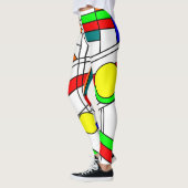 Moderne blik met een verfijnd glas leggings (Links)