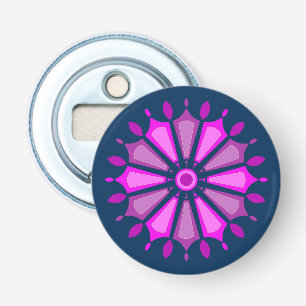 MODERNE BLOEM CADO VAN MOM DAD ZUS ZOON BAAS BUTTON FLESOPENER