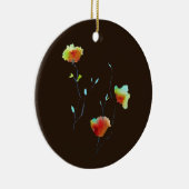 Moderne bloem keramisch ornament (Rechts)