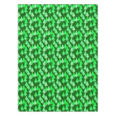 Moderne Bloem Kerstbomen, dennengroen Tafelkleed (Voorkant)