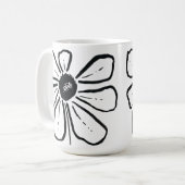 Moderne Bloem Mok (Voorkant links)