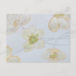 moderne bloem uitnodiging briefkaart