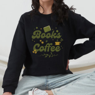 Moderne Bloemboeken en Koffie Boekliefhebber Trui