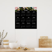 Moderne Bloemen 2016 Kalender Poster (Keuken)
