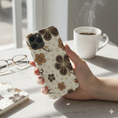 Moderne bloemen Abstract Case-Mate iPhone Case