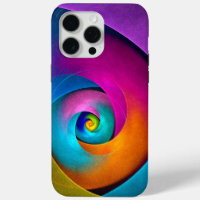 Moderne Bloemen Abstracte Kunst Roze Blauw Patroon