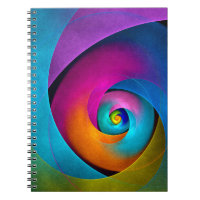 Moderne Bloemen Abstracte Kunst Roze Blauw Patroon