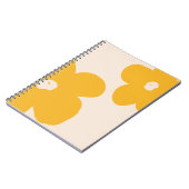 Moderne Bloemen  Boho Bloem Hand getekend Notitieboek (Linkerzijde)