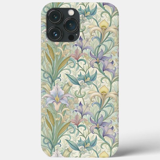 Moderne  bloemen Case-Mate iPhone case (Achterkant)
