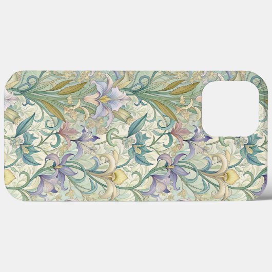Moderne bloemen Case-Mate iPhone case (Achterkant (horizontaal))