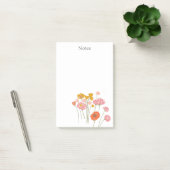 Moderne Bloemen Post-it® Notes (Kantoor)