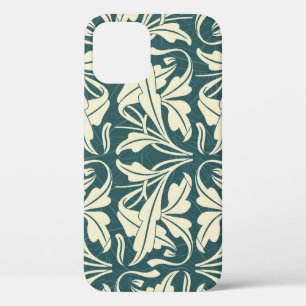 Moderne Bloemen: Stijlvol patroon ontwerp. iPhone 12 Hoesje